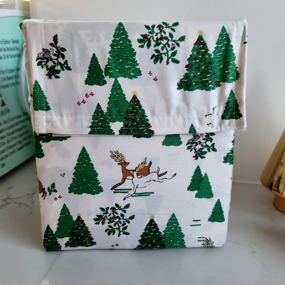 NWT Threshold Full Winter Scene Performance Sheet Set 400TC Christmas Holiday - Picture 6 of 11